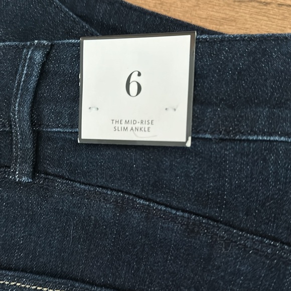 WHBM Dark Wash Jeans - Picture 2 of 3